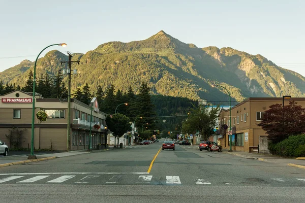 Hope Canada July 2018 Main Street Small Town British Columbia — Stock Photo, Image