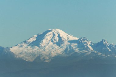 Kuzey Cascades Washington Abd'de aktif bir yanardağ Mount Baker görünümü