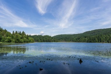 manzara killarney göl bowen ada kanada ve mavi gökyüzü.