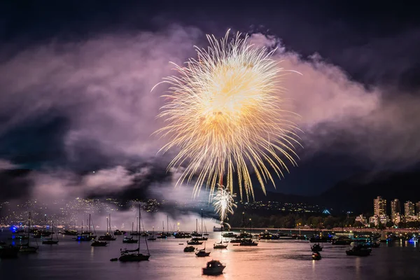 Celebration of Light team India perform fireworks in Vancouver July 27 2019.