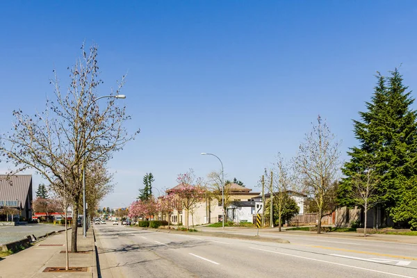 Abbotsford Canada April 2020 Modern Town Empty Streets People — 图库照片