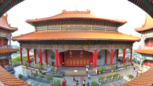 Timelapse Largest Most Important Chinese Buddhist Temple Bangkok Names Wat — стоковое видео