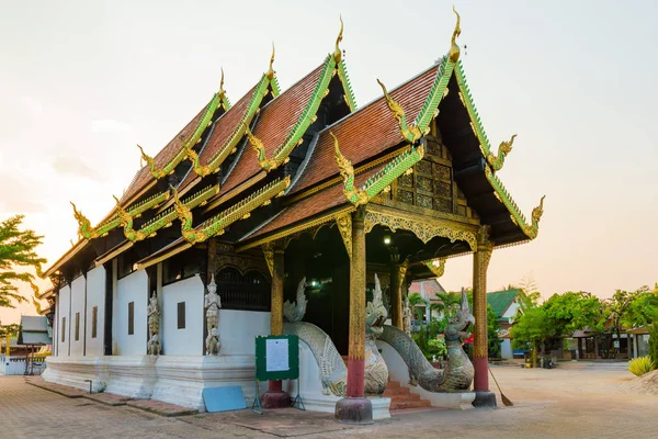 Ubosot Wat Buak Krok Luang Chiangmai Tailândia — Fotografia de Stock