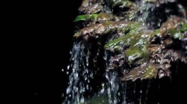 Şelale yeşil orman nehir manzarası