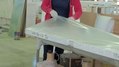 Ahşap kapı, iç kapılar ahşap transportation.production için ambalaj