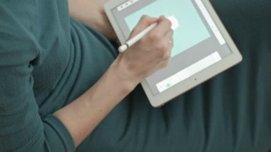 tablet üzerinde çizim