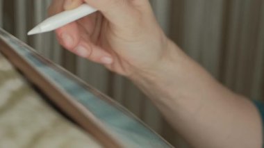 tablet üzerinde çizim