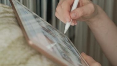tablet üzerinde çizim