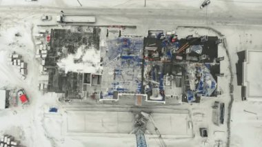 İnşaat alanında hava anket