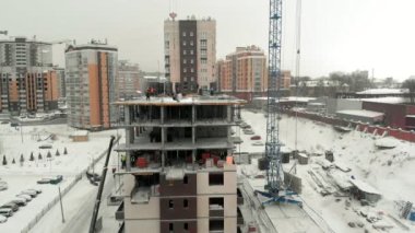 İnşaat alanında hava anket