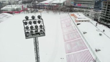 açık stadyum havadan video fotoğraf