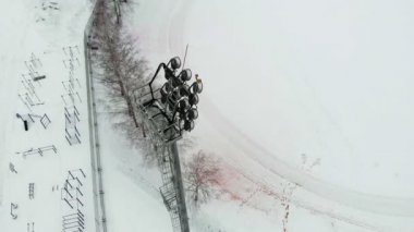 açık stadyum havadan video fotoğraf