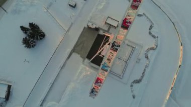 Silah, dönme dolap, günbatımı, gündoğumu, cityscape anteni