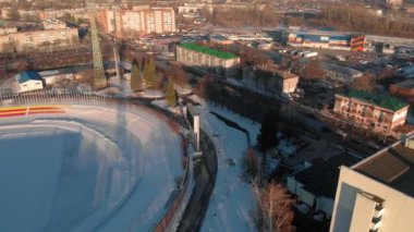 kışın açık stadyum