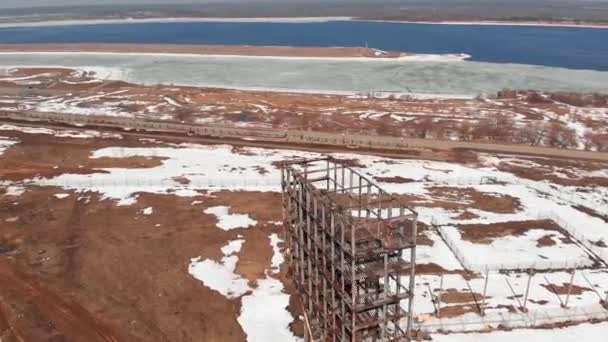 Stade extérieur au printemps — Video