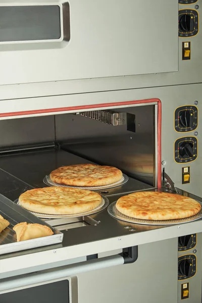 Industrial electric oven for catering with set food