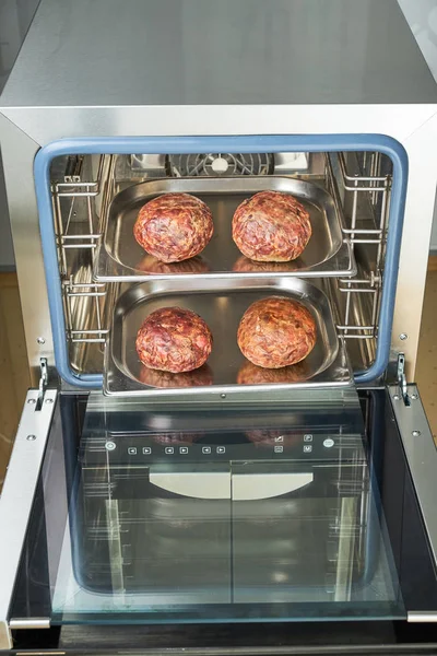 Industrial convection oven for catering. Professional kitchen equipment