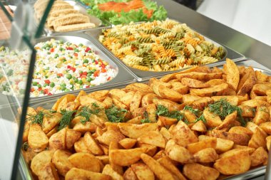 Pişmiş gıda ile catering için Vitrin buzdolabı