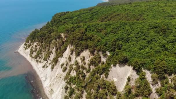 Baía no mar. Filmagem de Vídeo Aéreo — Vídeo de Stock