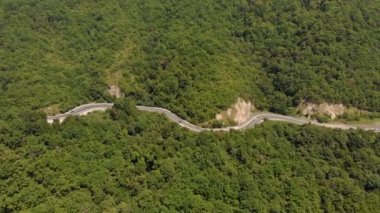 Serpantin. Havadan çekim