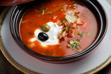 Solyanka' ya. catering menüsü