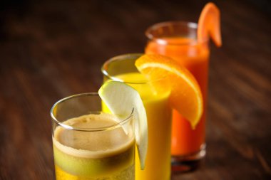 Çok renkli çekimler. yemek menüsü