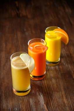 Çok renkli çekimler. yemek menüsü