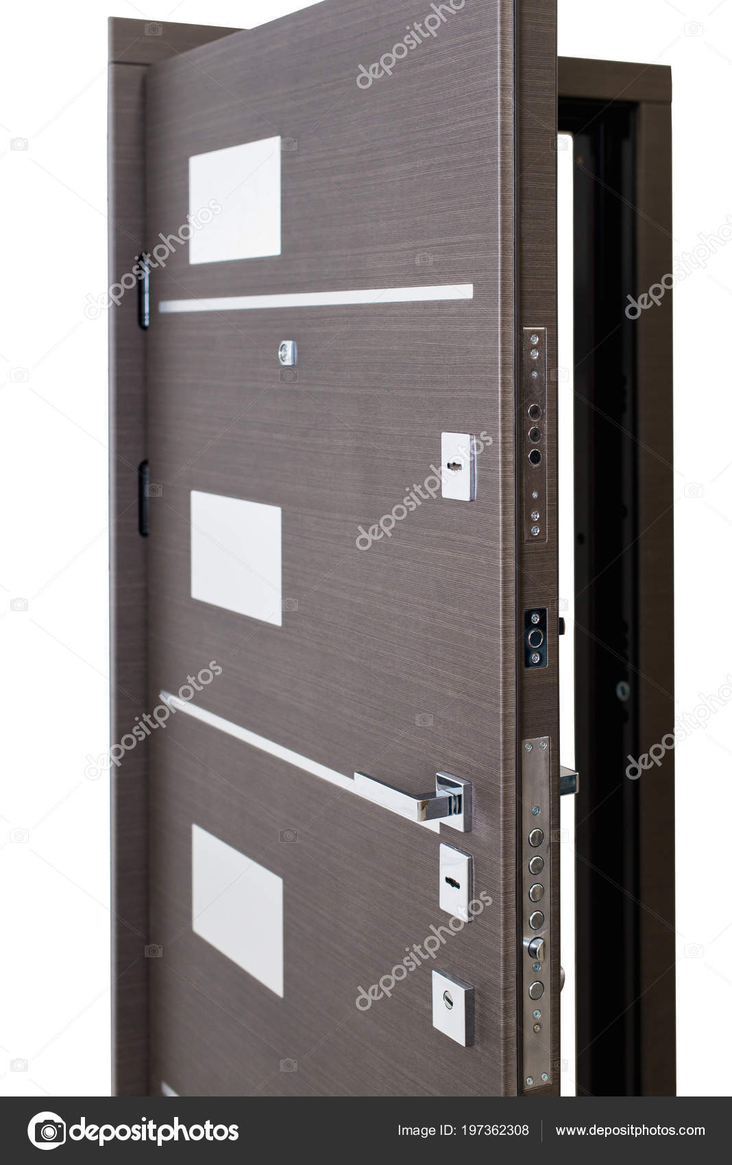 Open Armored Door Isolated White Background Image Open Door