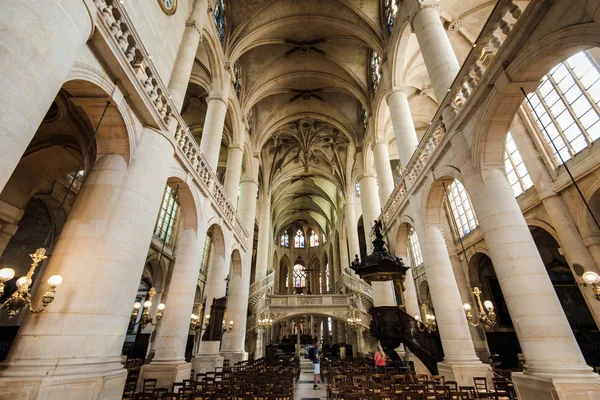 Saint Etienne du Mont Church Interior — 스톡 사진