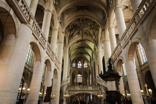 Saint-Etienne-du-Mont de Paris Interior — 스톡 사진