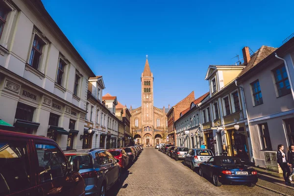 Szent Pál és a potsdami Peter-templom — Stock Fotó