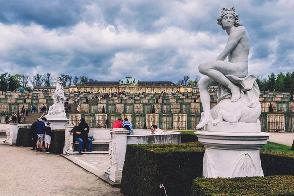 Palacio Sanssouci en Potsdam — Foto de Stock