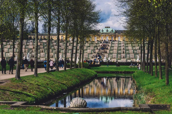 Palace Sanssouci in Potsdam — 图库照片