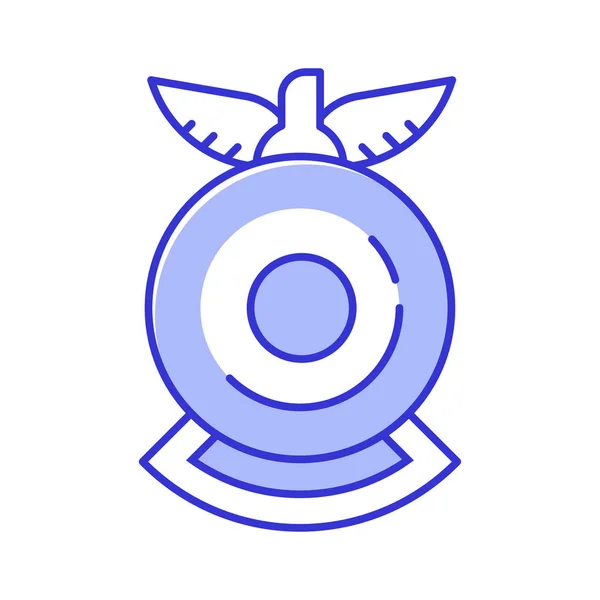 Brandweerman Badge of Fire Emblem — Stockvector