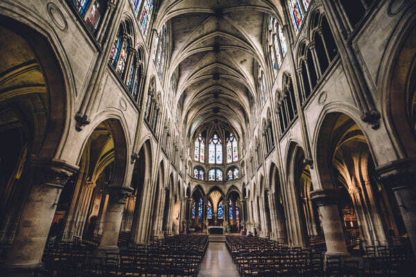 Interior of Saint Pierre de Montmartre Church