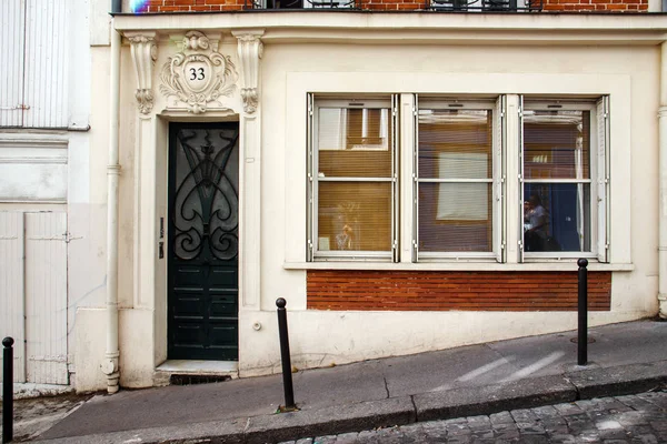 Montmartre Casa Vieja Puerta Vintage — Foto de Stock