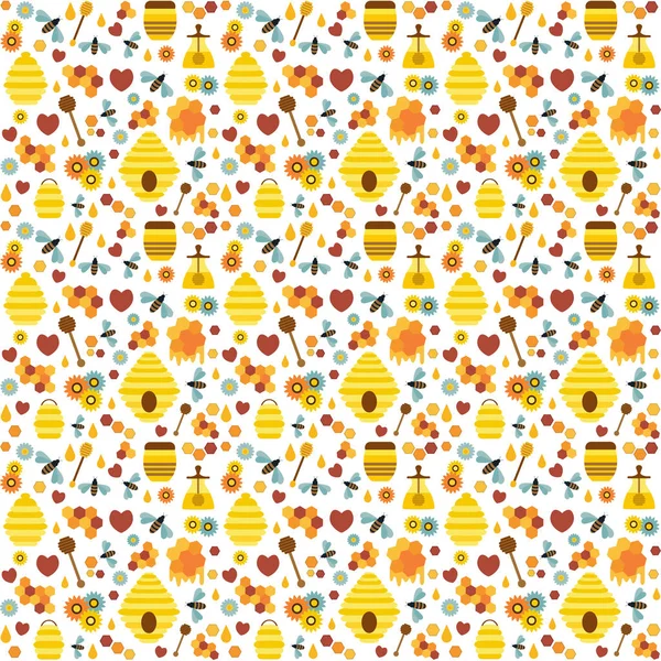 Apiculture et artisanat du miel — Image vectorielle