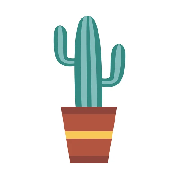 Inicio Cactus Icono — Vector de stock