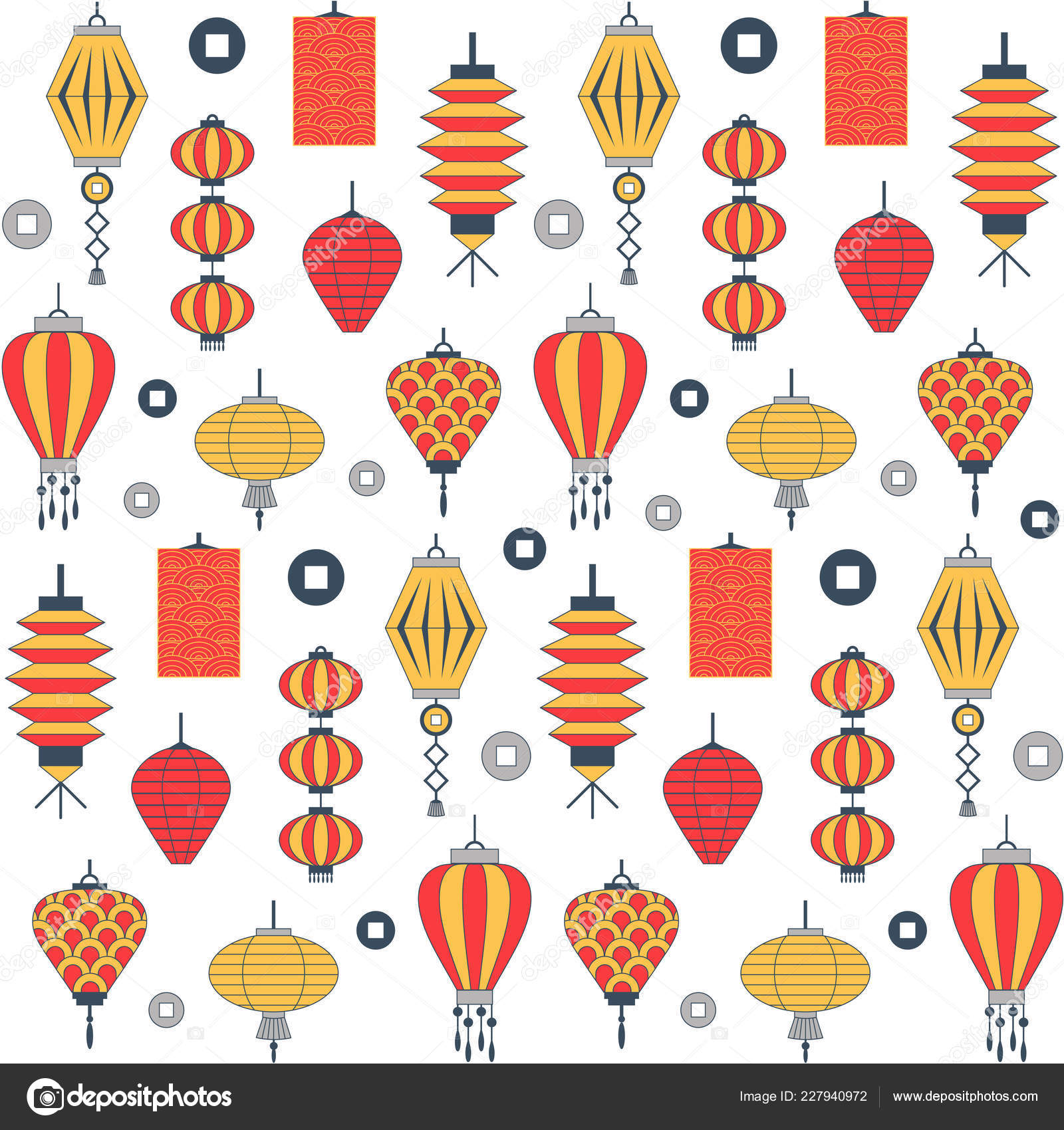 Patterned cheap chinese lanterns