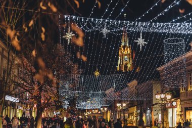 Adı Mary Kilisesi ve özgürlük meydanında Novi Sad