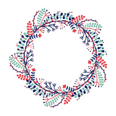 Paskalya yumurta simgesi ile dekoratif çelenk