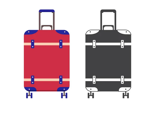 Icône valise de voyage — Image vectorielle