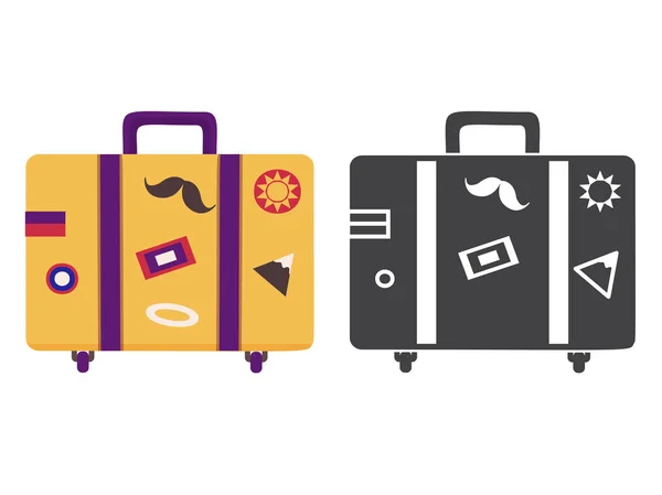 Travel Suitcase Icon — Stock Vector