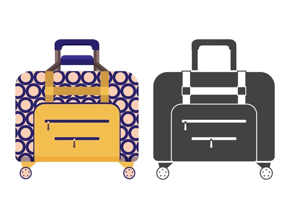 旅行行李箱图标 — 图库矢量图片