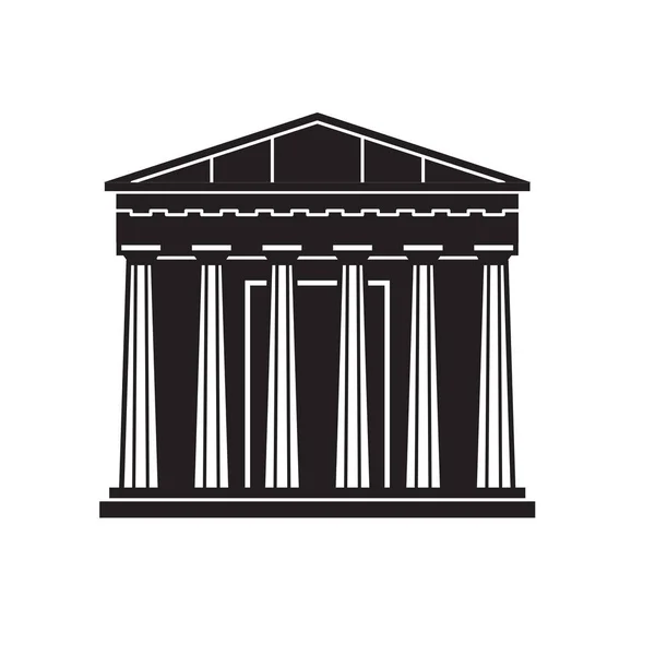 Icône Panthéon d'Athènes — Image vectorielle