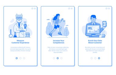 Online pazarlama ve illüstrasyonlar reklam