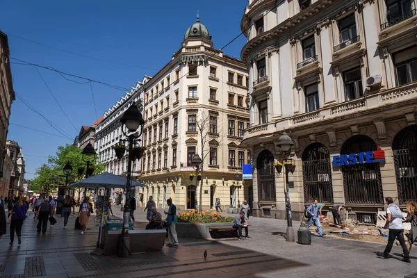 Rue Knez Mihailova à Belgrade — Photo