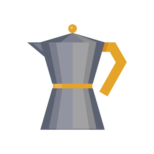 Moka Pot Tea and Coffee Maker Ícone —  Vetores de Stock