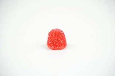 Yakın tatlı renkli şeker Jelly şeker şeker şekerler wh izole kadar