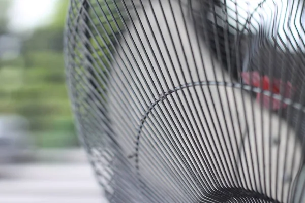 Closeup Çelik fan. Seçici Odak